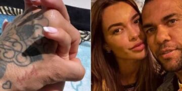 Joana Sanz posta primeira foto com Daniel Alves após sua saída da prisão