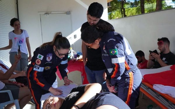 Hospital de Base passa por simulação de desastre com múltiplas vítimas