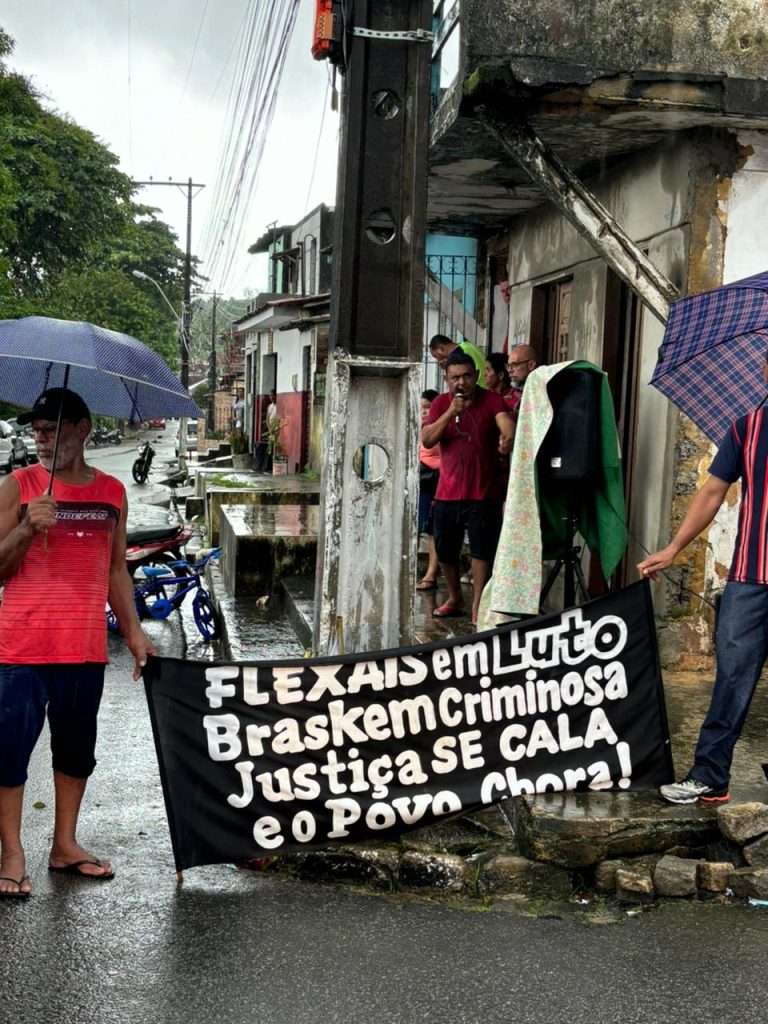 Moradores protestaram durante o evento - Foto: Reprodução