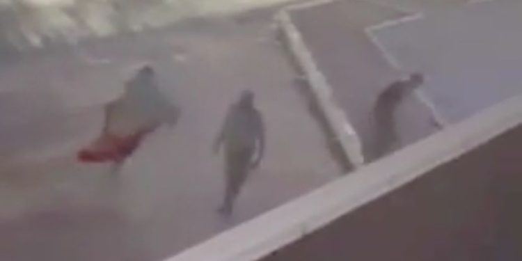 Vídeo mostra suspeitos furtando cabos na Asa Norte