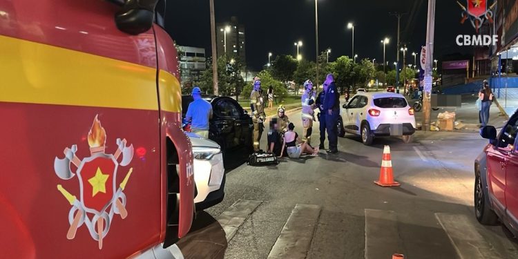 Casal é atropelado enquanto atravessava a rua para ir ao supermercado