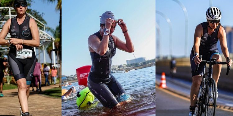 Do luto ao pódio: moradora do DF vence 1º triatlo e inspira mulheres