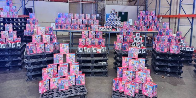 Vídeo games apreendidos sem nota fiscal chegam a meio milhão de reais