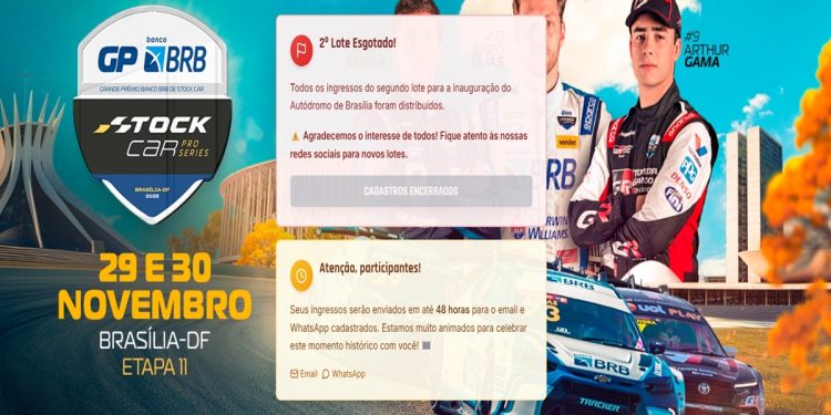 Stock Car: 2º lote de ingressos gratuitos esgota em menos de 1h