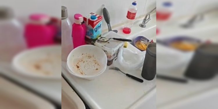 Moscas, comida podre e sangue: veja casa onde bebê foi resgatado no DF