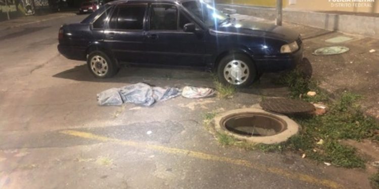 PM flagra três homens tentando furtar cabos de energia na Asa Norte