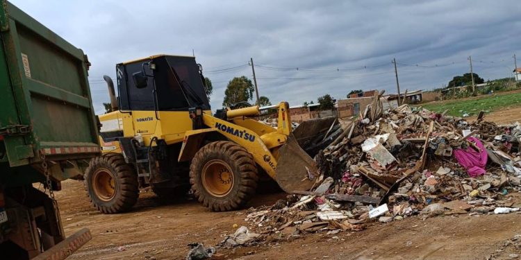 Lixo, entulho e até bichos mortos são retirados das margens de rodovia