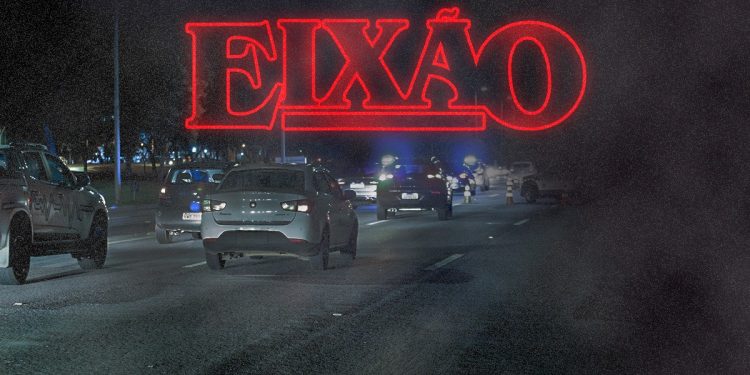 Stranger Things Brasília: Eixão tem madrugada de luzes piscando. Veja vídeo