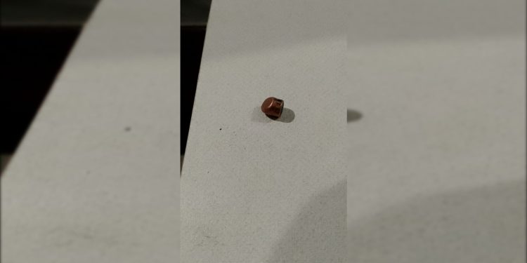 Bala perdida cai em casa e assusta casal durante o Réveillon no DF