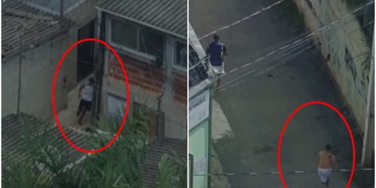 Drone flagra traficantes agindo em meio a barracos e becos no DF. Veja vídeo