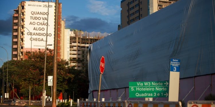 Torre Palace: veja vias que foram interditadas para implosão de hotel