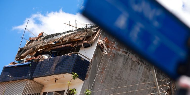 Prédio interditado em Taguatinga será parcialmente demolido. Veja vídeo