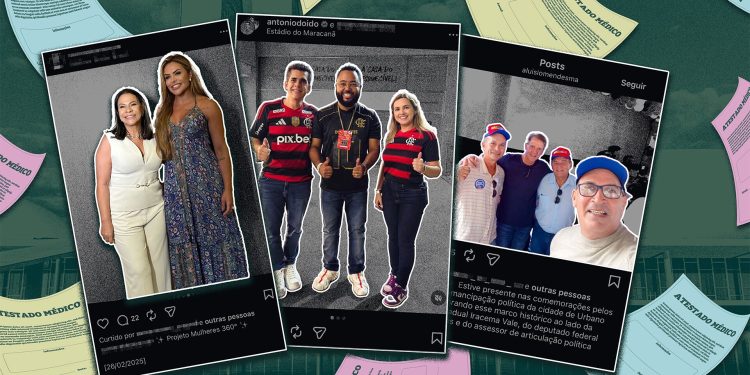 Mete o atestado: Deputados de licença faltam na Câmara e vão de festas a jogos do Flamengo