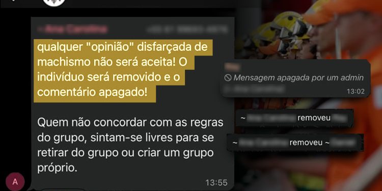 “Ditadura”: concurseiros contra mudança na barra do TAF são removidos de grupo