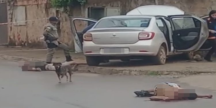 PMs matam trio que cercou e executou homens em carro no Entorno do DF. Veja vídeo