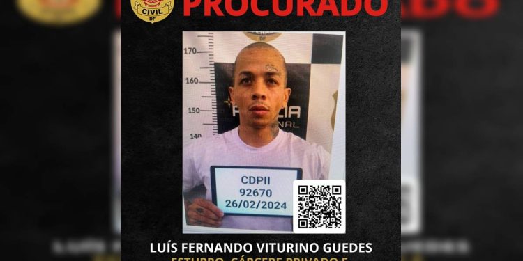 Foragido por estupro é preso após pular de janela e cair de 10 metros