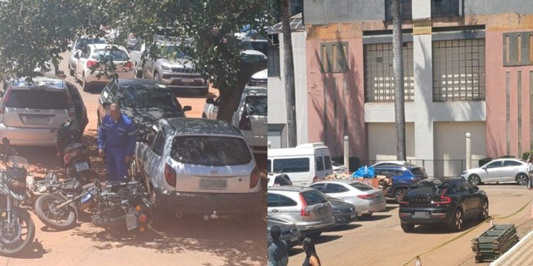 Servidor da Câmara dos Deputados derruba motos, deixa prejuízo e foge