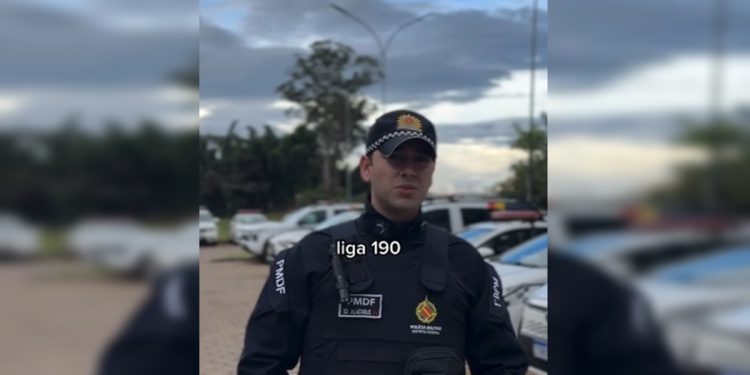 Trend do marketing desanimado chega à PMDF: “Precisando, liga 190”. Veja vídeo
