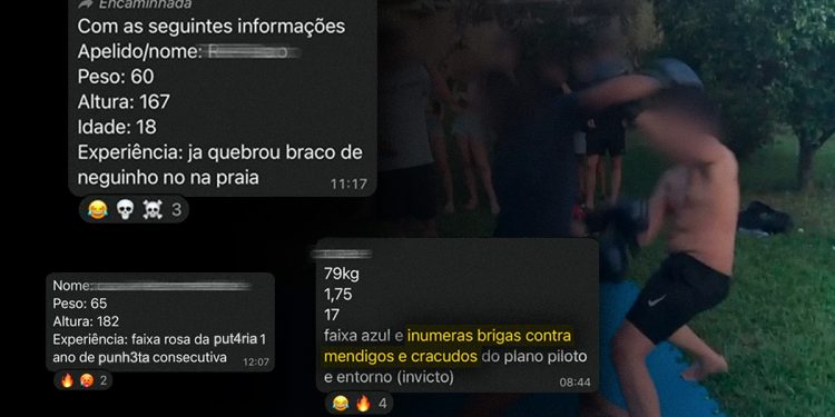 “Brigas com cracudos”: adolescentes divulgavam “currículo porradeiro” em grupo do zap
