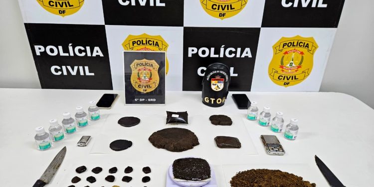 Polícia fecha laboratório de haxixe “Ice” e prende traficante no DF. Veja vídeo