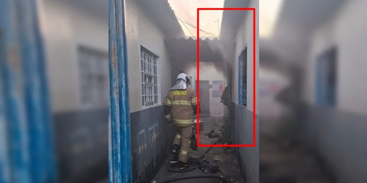 Bombeiros salvam moradores encurralados após incêndio em casa no DF