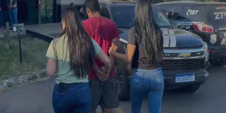 Foragido que tentou matar namorada e descumpriu protetiva é preso. Veja vídeo