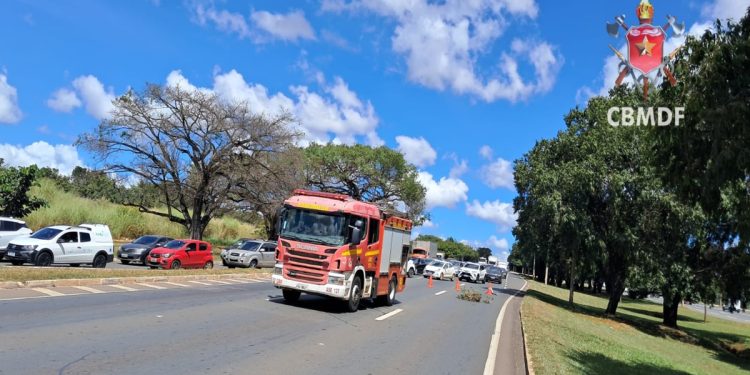 DF: atropelamento fatal interdita faixas da Epia Norte neste sábado