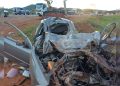 Carro sai da pista, atropela trabalhadores e deixa três mortos em GO