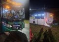 Acidente entre dois ônibus na BR-020 deixa 13 feridos. Veja vídeo