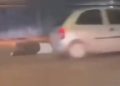 Briga de trânsito: mulher é atropelada e arrastada por carro no Entorno do DF. Veja vídeo