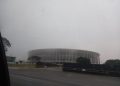 Céu de Brasília amanhece coberto por forte neblina nesta segunda-feira