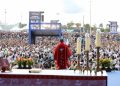Missa marca encerramento da celebração de Pentecostes no Taguaparque