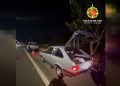 Dupla é presa em flagrante fazendo racha em rodovia do DF. Veja vídeo
