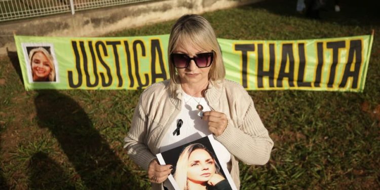 Réu pela morte de Thalita Berquó confessa ter enterrado corpo da vítima