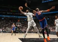 Veja fotos de Spurs x Knicks pelo jogo 2 da final da NBA