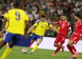 Suécia x Tunísia: confira fotos do duelo pela Copa do Mundo