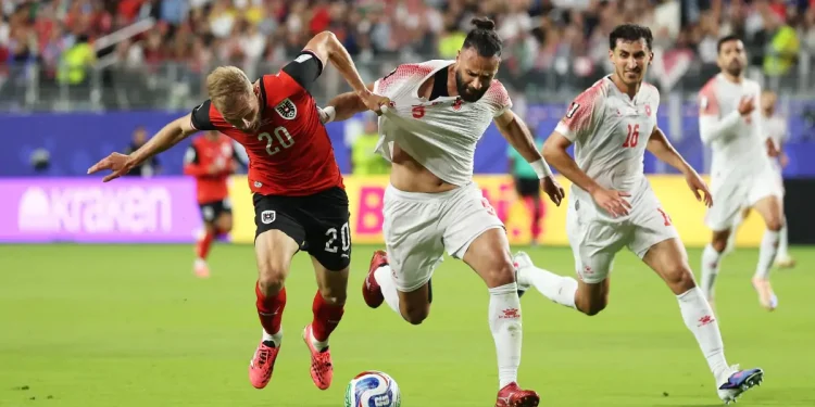 Áustria x Jordânia: veja fotos do jogo da 1ª rodada da Copa do Mundo