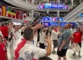Torcida da Inglaterra faz a festa em Nova Jersey após vitória sobre o Panamá