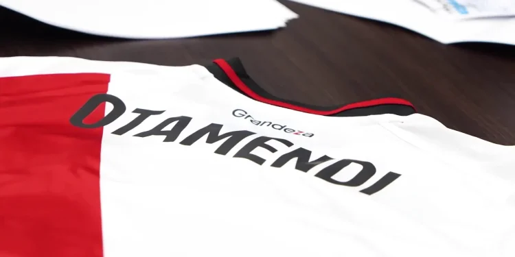 O primeiro dia de Otamendi como jogador do River Plate