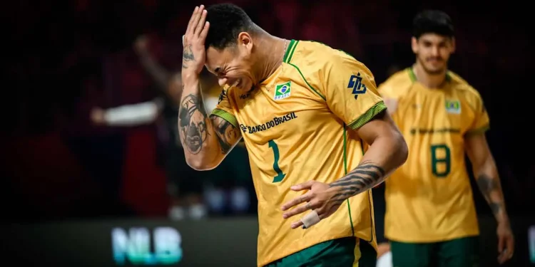 Brasil perde da Eslovênia e amarga terceira derrota seguida na Liga das Nações de Vôlei