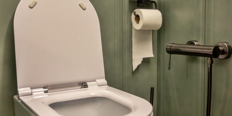 Dar descarga com a tampa aberta pode ter contaminado o seu banheiro