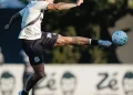 Santos x Osasco Sporting: veja fotos do jogo-treino no CT Rei Pelé