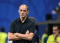 Tuchel pede que crianças faltem à escola para assistir à Inglaterra nas oitavas da Copa do Mundo.