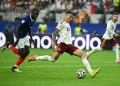 Veja fotos do confronto entre França e Espanha pelas semifinais da Copa do Mundo
