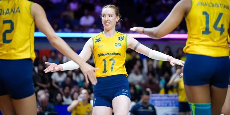 Brasil vence a Polônia e garante vaga na fase final da Liga das Nações de Vôlei