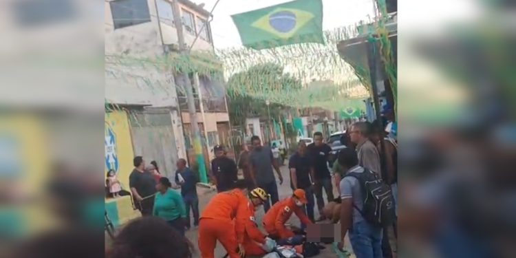 Homem é eletrocutado enquanto enfeitava rua no DF para a Copa do Mundo