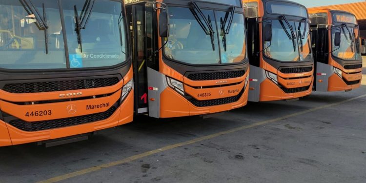 Transporte do DF recebe reforço de 82 novos ônibus da Viação Marechal