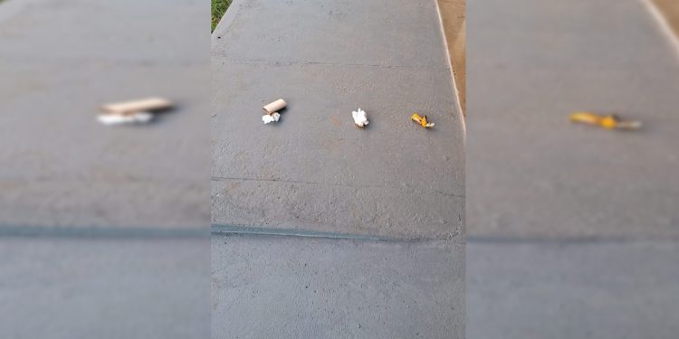 Moradora de rua joga papel sujo de cocô dentro de condomínio no DF