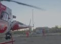 Bêbado invade área de helicóptero no DF e quase é atingido por hélice