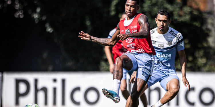 Veja fotos do treino do Santos desta quarta-feira